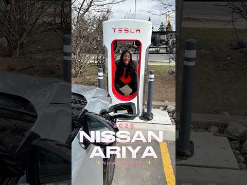 🚗⚡️ 2025 Nissan Ariya + Tesla Supercharger Adapter = EV Game Changer!