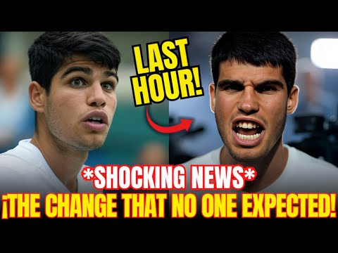 UNEXPECTED CHANGE by CARLOS ALCARAZ in the AUSTRALIAN OPEN!