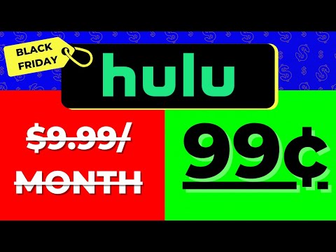 Hulu Black Friday 2024 Deal: 99 Cents a Month for an Entire Year!